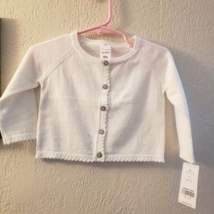White Carter sweater